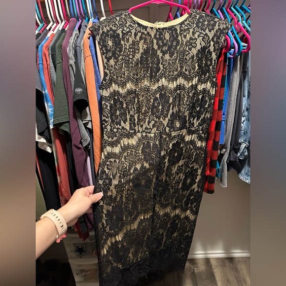 BLACK LACE DRESS - Picture 1 of 2